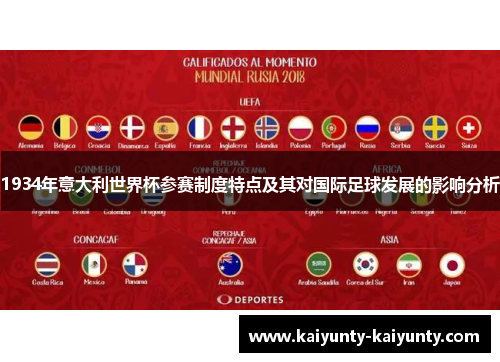 1934年意大利世界杯参赛制度特点及其对国际足球发展的影响分析